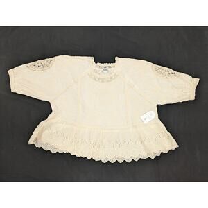 NEW Arula Women's Blouse Floral Embroidered smocked Boho shirt Womens sz 3XL